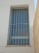 Reja de acero inoxidable de barrote vertical con marco para ventanal